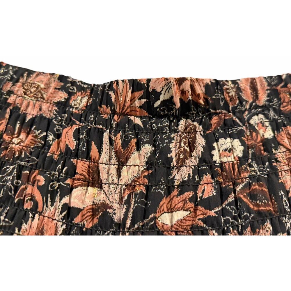 NWT Madewell Ruffle Tiered Pull-On Midi Skirt Women’s Small Floral Spring - Picture 8 of 12